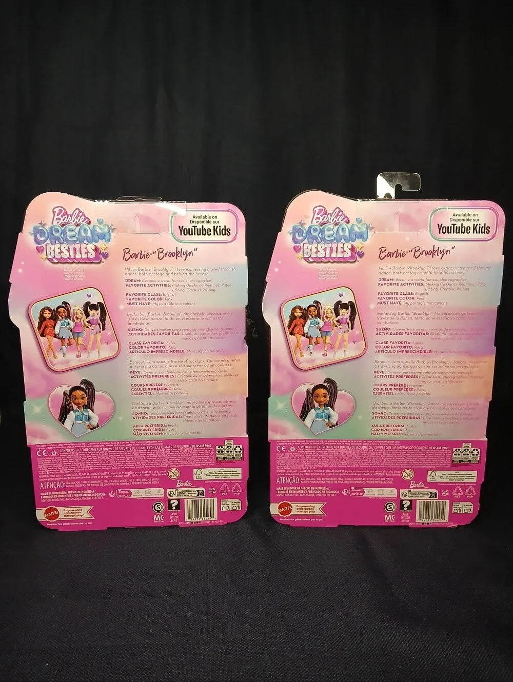 Barbie Dream Besties Brooklyn Doll & Accessories Posable Fashion Lot Of 2 Dolls